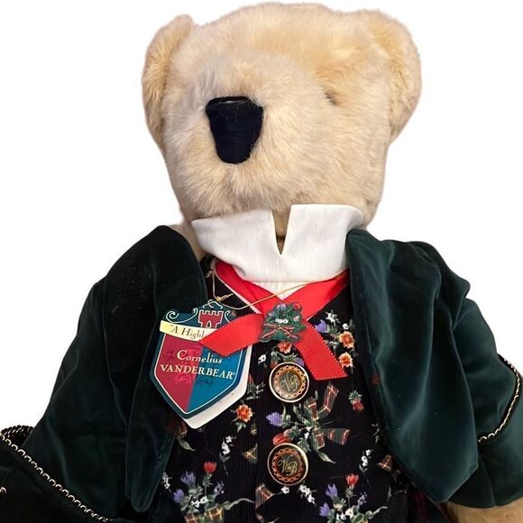 Vintage Cornelius Vanderbear "A Highland Fling" Bear nwt (1993) - Picture 4 of 4